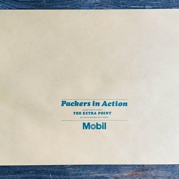 1965 1966 Green Bay Packers in Action The Extra Point #8 New Old Stock Mobil VTG - Picture 3 of 12